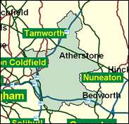Warwickshire North - Local Map of the constituency