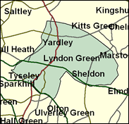 Birmingham, Yardley - Local Map of the constituency
