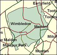 Wimbledon - Local Map of the constituency