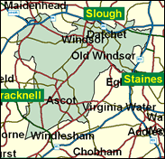 Windsor - Local Map of the constituency
