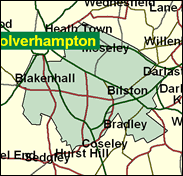 Wolverhampton South East - Local Map of the constituency