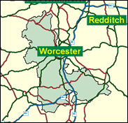 Worcestershire West - Local Map of the constituency