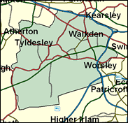 Worsley - Local Map of the constituency