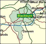Blackburn - Local Map of the constituency