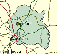 Wrexham - Local Map of the constituency