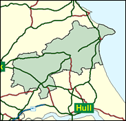 Yorkshire East - Local Map of the constituency