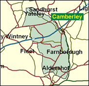 Aldershot - Local Map of the constituency