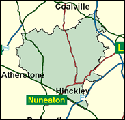 Bosworth - Local Map of the constituency
