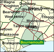Bournemouth West - Local Map of the constituency