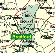 Bradford North - Local Map of the constituency