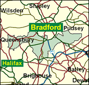 Bradford South - Local Map of the constituency