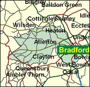 Bradford West - Local Map of the constituency