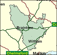 Braintree - Local Map of the constituency