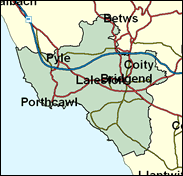 Bridgend - Local Map of the constituency