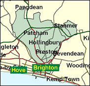 Brighton, Pavilion - Local Map of the constituency
